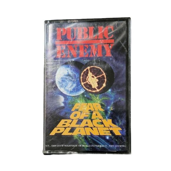 Public Enemy Fear Of A Black Planet Cassette Tested Preowned CBS records 1989-90 - Picture 1 of 4